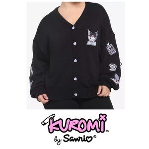 Kuromi Fortune Teller Skimmer Girl Cardigan in Size L